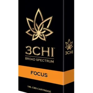 3CHI | CBD Vape Cartridge – Focus Blend | 1ML